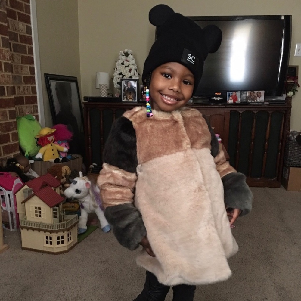 Faux fur coat